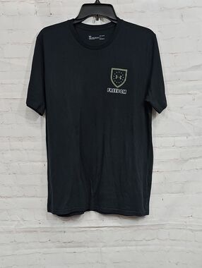 Under Armour Black Short-Sleeve 'Freedom' Shield Tee